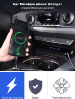 Cargador inalámbrico para automóvil Qi de 15w para Audi A4 B9 A5 S4 Rs4 Accesorios de interior Modificación 2017-2023 Placa de carga rápida para teléfono móvil - details 1