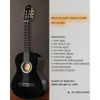 Kit de Iniciación para Guitarra Clásica 4/4 39" con Soporte de Pared con Ganchos, Diapasón, Afinador, Funda, Paño de Pulir 6 Cuerdas de Nylon, Negro - details 1