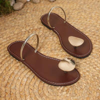 Sandalias de Playa Coreana para Mujer Zapatillas de Lentejuelas Estilo Francés - details 5