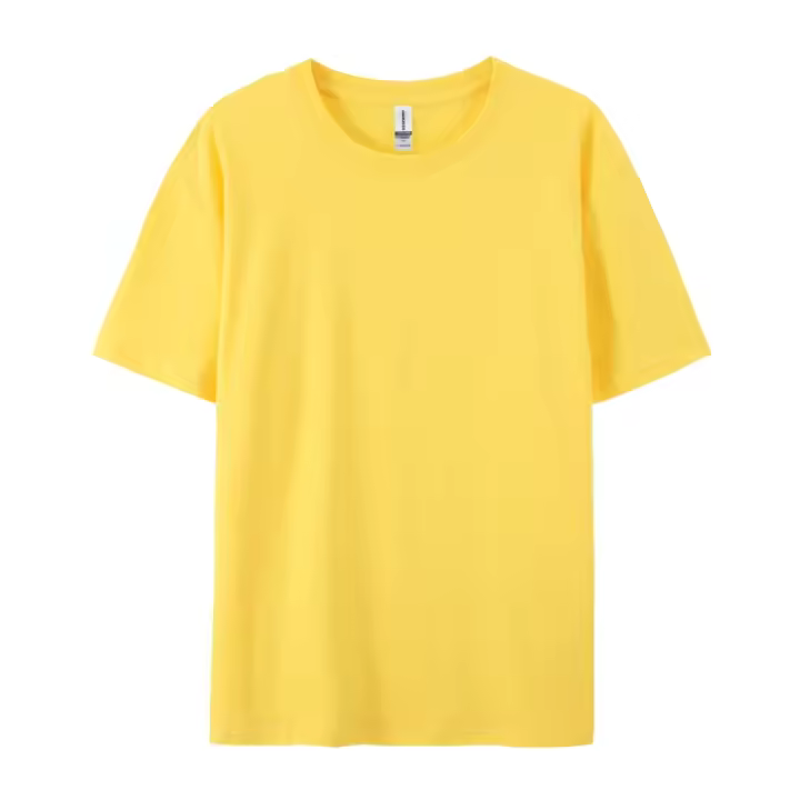 Camiseta de Algodón Puro 180GSM Impresión Personalizada Unisex Manga Corta Para Primavera/Verano - 1