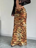 falda elegante con estampado de leopardo para mujer, faldas Maxi, ropa Y2K para oficina, Club, fiesta, ropa de calle informal, venta al por mayor, 2025 - details 39