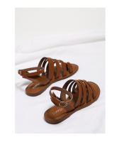 Sandalias de verano para mujer, nuevas sandalias de mujer con parte inferior plana, comodidad, correa delgada Simple, sandalias romanas versátiles - details 25