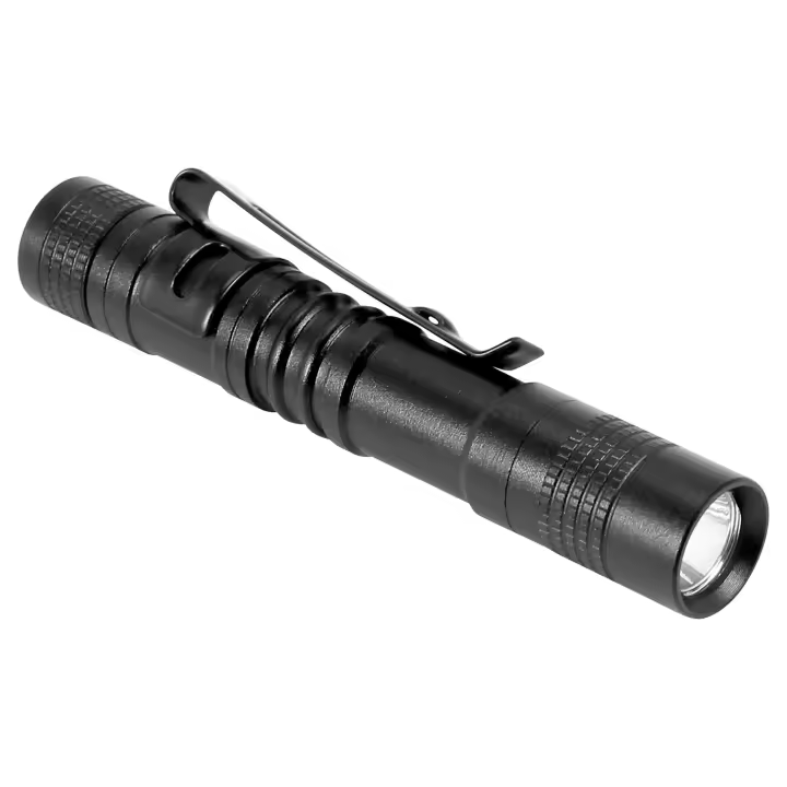 Minilámpara LED de XPE-R3 AAA, linterna superpequeña con Clip para cinturón - 1