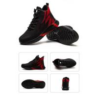Zapatos de seguridad para hombre, zapatillas de trabajo a prueba de pinchazos, zapatos de trabajo ligeros, botas de seguridad antigolpes con punta de acero, zapatos indestructibles - details 14