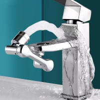Grifo de Fregadero de Cocina con Extensión Robótica de 1080° Material de Cobre Filtro de Salpicaduras Boquilla Bubbler para Mejoras del Hogar Herramientas de Shower Sets - details 11