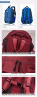 Mochila trekking 40L mujer,mochila de viaje ligera de gran capacidad - details 8