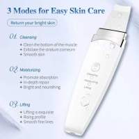 Espátula ultrasónica para el cuidado de la piel, masajeador Facial, eliminación de espinillas y piel muerta, exfoliación Facial electrónica - details 3