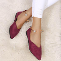 Zapatos planos de punta estrecha con estampado de leopardo para mujer, zapatillas informales transpirables sin cordones para exteriores, 2022 - details 19