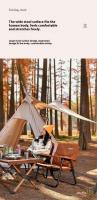 Lohascamping - Asientos calefactables para camping, sillas de camping de 5 cm de grosor, tapetes, fundas cómodas relacionadas, fundas para sillas Calion - details 4