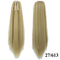 Accesorios para el cabello de fibra resistente al calor para mujer, extensión de cabello, cola de poni, peluca larga y recta, pinza para cola de caballo - details 11