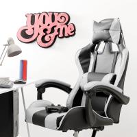 Silla de Gaming Azul y Negra, Silla Ergonómica de Oficina con Respaldo Regulable de 90 °   un 120 ° , con reposacabezas, reposabrazos y soporte lumbar. Rotación omnidireccional de 360° ° - details 21