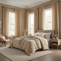 2 cortinas de lujo para dormitorio o sala de estar, estilo francés americano, con efecto oscurecedor. - details 4