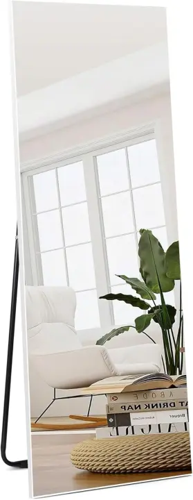 Espejo de Pie Cuerpo Completo de Alta Definición 140x51 cm Ideal para Pared o Suelo - 1