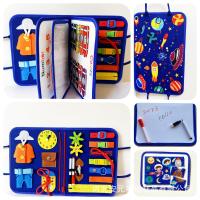 Juguete creativo para bebé, tablero educativo sensorial, actividad de mano, aprendizaje temprano, divertido para bebés y niños pequeños, 1 Juego - details 21