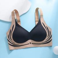 Sujetador Inalámbrico De Push-up Para Mujer Soporte Suave Ajustable Antigravedad Sin Costuras Levantador De Pecho Bra De Nylon Diverso Tamaños Colores - details 9