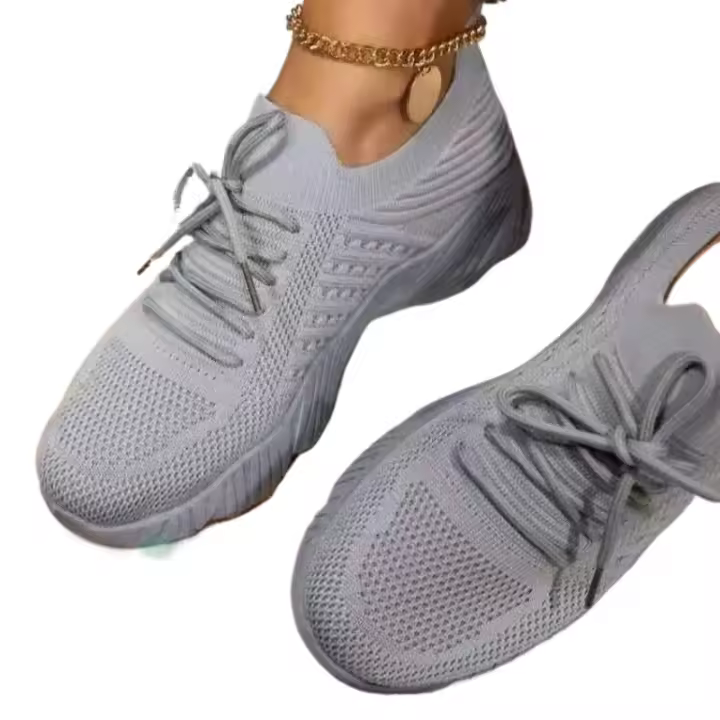 Zapatillas deportivas para mujer, calzado informal, respirables del punto de la mosca de la malla - 1