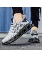2025 nuevos zapatos casuales de talla grande 46 para hombres, zapatos deportivos de malla casuales para adolescentes europeos y americanos, zapatos para correr de moda para hombres. - details 2