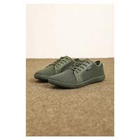 Zapatos descalzos minimalistas para hombre, zapatillas de punta ancha Zero Drop, malla transpirable, zapatos planos informales con cordones para caminar - details 16