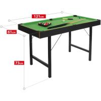 Mesa de Billar Americano resistente de madera Ideal para niños y adultos - details 11