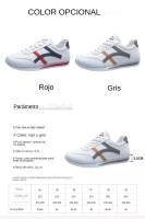 Women's Fashion Sneakers Low Top Lace-Up Breathable PU Leather Casual Running Shoes - details 0