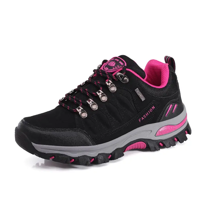 Zapatos de Senderismo para Mujer de Cuero Genuino Zapatos Deportivos Transpirables Antideslizantes para Viajes al Aire Libre Zapatos de Trabajo de Cuero para Primavera/Verano - 1