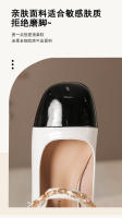 Zapatos de tacón medio para mujer, cómodos, de 3cm, bloque de color blanco y negro, zapatos Mary Jane con punta cuadrada - details 26