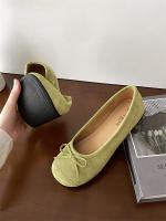 Cabeza redonda boca poco profunda solo zapatos nuevo retro suela suave Doudou zapatos casual fondo plano un pedal ladyshoes - details 9