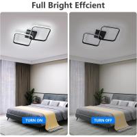 50W Plafon LED Techo Regulable, Lampara Techo con Mando a Distancia 3000K-6500K 59cm, Moderno Lamparas de Techo Salon Cuadrado para Dormitorio Salon Baño Cocina Comedor Pasillo - details 34