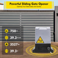 Abridor automático de puerta corredera, Motor eléctrico, Control remoto, IP44, función de cierre automático, nuevo - details 5