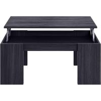 Mesa de Centro Elevable, Mesita de Salon Comedor, Acabado en Gris Ceniza, Medidas: 100 cm (Largo) x 50 cm (Ancho) x 43-54 cm (Alto) - details 4