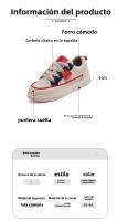 Nuevos Y Cómodos Zapatos Blancos, Zapatos Deportivos Versátiles Para Mujer, Zapatos De Tablero De Moda - details 1