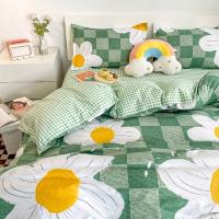 Juego de Ropa de Cama para Niños con Estampado de Dibujos Animados Súper Lindo Funda de Edredón Sábana Plana Funda de Almohada Suave Textil para Dormitorio - details 13