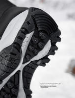 Botas de nieve impermeables para mujer, botines de piel cálida, con plataforma, color negro, a la moda, Invierno - details 8