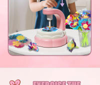 Juguetes para niñas DIY, ramo de tela hecho a mano para niños, conjunto artesanal, máquina de grabado en relieve, juguetes educativos interactivos para niños - details 5