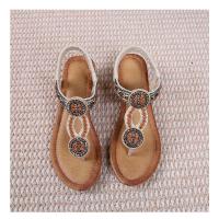Sandalia de Cuña Mujer 2025 Boho Chic con Cristales - Plataforma Cómoda para Playa, Fiesta y Diario, Zapatos de Verano Elegantes Moda Primavera-Verano - details 31