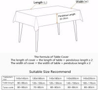Mantel de Pino Verde Impreso Cubierta de Mesa de Algodón para Cocina y Comedor Decoración de Picnic - details 10