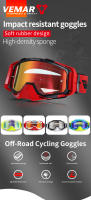 Gafas de Motocross VEMAR A prueba de viento, resistente al desgaste, anti-impacto, ligera, visión HD Para motocicletas, bicicletas, monopatines, escalada, deportes al aire libre, ATV, MTB, esquí - details 0