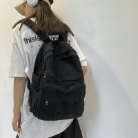 Mochila Mujer Lona, Estilo Retro, Gran Capacidad, Estudiante, Moda Coreana - details 28