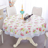 Mantel de Mesa de Hotel Impermeable de PVC Resistente al Aceite con Borla de Encaje - details 5