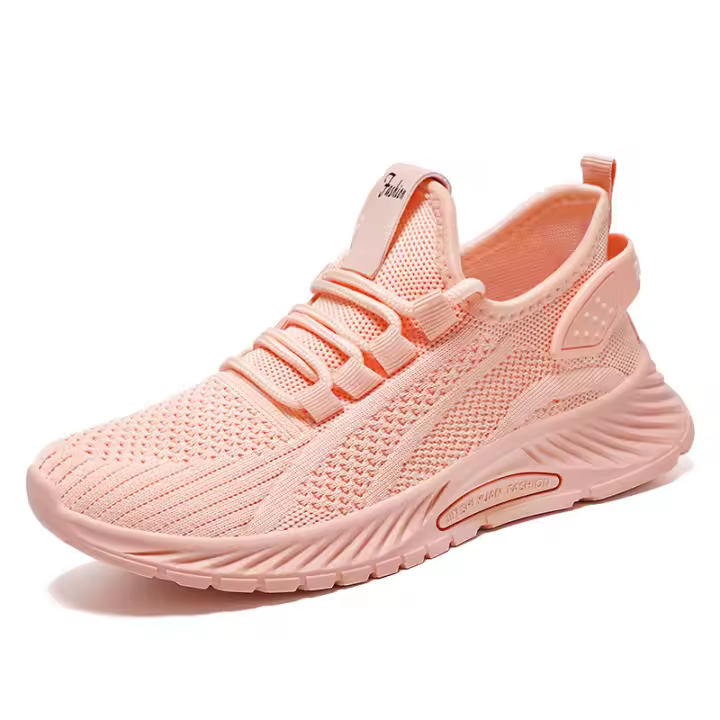 Zapatos deportivos informales elegantes para mujer, calzado para correr transpirable antideslizante de gran tamaño - 1
