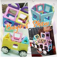 Un conjunto clásico de bloques magnéticos Juguetes construtores Macarons Colorido Bloques de construcción Educativo para niños del Instituto Montessori Regalo de Navidad para niñas y niños - details 18