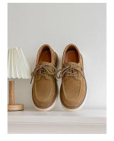 Primavera y otoño de los hombres nuevos zapatos de cuero de cabeza grande herramientas zapatos casuales zapatos de los hombres de baja parte superior zapatos de los hombres - details 14