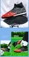 Botas de fútbol para hombre, zapatos de fútbol profesionales FG/TF, botines de tobillo alto para niños pequeños, zapatillas de fútbol para césped, zapatos de entrenamiento de fútbol sala - details 27
