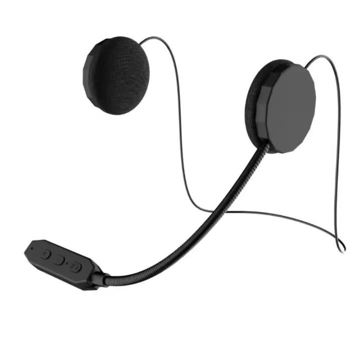Auriculares Bluetooth 5.3 para Casco de Moto Sonido Estéreo HD, Cancelación de Ruido, 20h Autonomía, 30mm Altavoces, Impermeable Ideal para Viajes y Llamadas Claras - 1