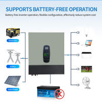 Inversor Solar Híbrido DATOUBOSS 11 kW 48 V, Soporte para Operación en Paralelo, Integración en la Fuente de Energía y Operación sin Batería, Carga Solar MPPT 150 A Electrónica de Accesorios de Almacenamiento de Energía - details 6