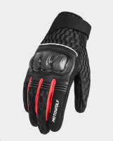 Guantes de cuero para motocicleta para hombre, manoplas transpirables anticaída para todas las estaciones - details 4