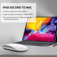 El ratón inalámbrico Bluetooth 4,0 se puede cargar en silencio y tocar el ratón con múltiples arcos. - details 7