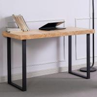 Mesa de estudio, escritorio o despacho, mesa de oficina, color madera salvaje y blanco, medidas: 120 cm (largo) x 60 cm (ancho) x 73 cm (alto) - details 13