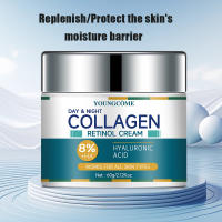 Crema de colágeno hidrata profundamente, nutre la piel para restaurar la elasticidad, brillo, hidratante, antiarrugas, envejecimiento, reduce los poros - details 6