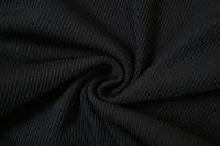BUNO-Traje Sexy de punto negro con pantalón corto para mujer, traje elegante sin mangas con bolsillos dobles, Top con hebilla de un solo pecho, conjunto de 2 piezas, trajes nuevos 2025 - details 42